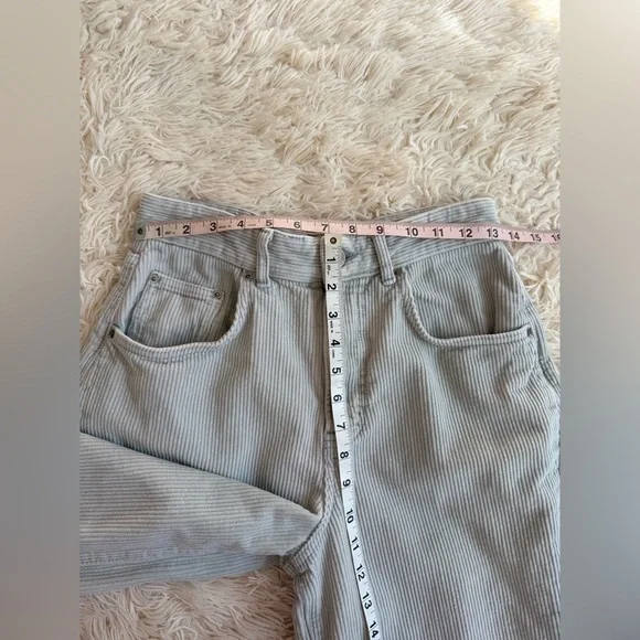 BDG Urban Outfitters Logan Corduroy Carpenter Pants W27 L32 Blue Gray barrel - Picture 2 of 7